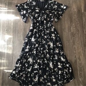 Beautiful black floral dress